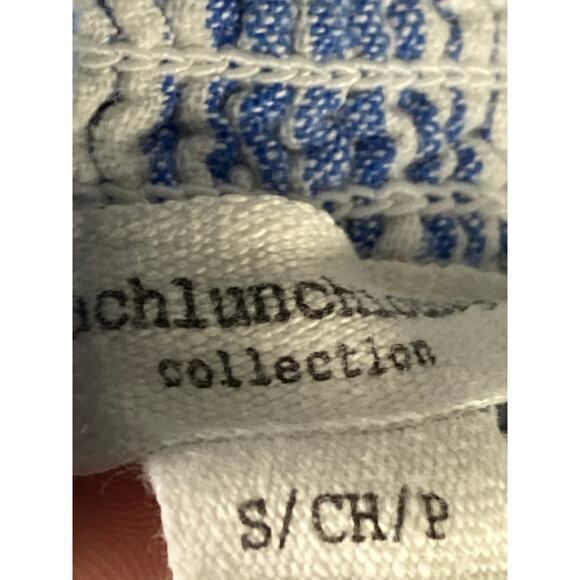 beachlunchlounge Women's Striped Wide-Leg Pants‎ Blue Size S - Picture 5 of 9